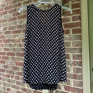 Loft Women’s Hi-Low Sleeveless Blouse, Size XS